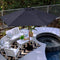 SHADE BASICS 11-FOOT ROUND EVERGREEN SERIES FAUX-WOOD PATIO UMBRELLA - NAVY - Like New