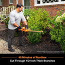 LAWNMASTER CORDLESS HEDGE TRIMMER 24V MAX, TOOL ONLY - ORANGE - Like New