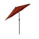 ASTELLA 9-FEET STEEL PUSH-BUTTON TILT MARKET PATIO UMBRELLA - - Scratch & Dent