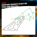 ACMEX Racing Rear Spoiler GT Style 47Inch ABS Car Trunk Wing Spoiler - Brand New