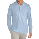 JUMP START MODERN FIT LONG SLEEVE POLO SHIRT - SIZE: MEN M - LIGHT BLUE - Brand New