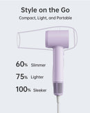 Laifen Hair Dryer Swift SE 200 Million Negative Ionic Blow Dryer - PURPLE Like New