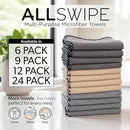 CHEMICAL GUYS ALLSWIPE MULTI-PURPOSE MICROFIBER TOWELS, 14 X 12, 12 PACK - Brand New