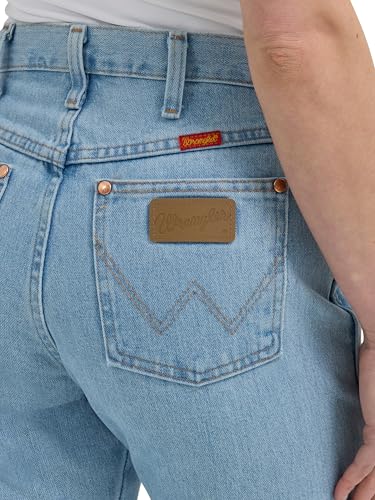 14MWZ Wrangler Womens Cowboy Cut Slim Fit Jean Bleach 7X34 - Brand New
