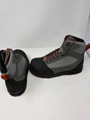 SIMMS TRIBUTARY WADING BOOTS - RUBBER SOLE - SIZE: MEN 12  - STRIKER GRAY - Like New
