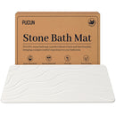 PUCAN STONE BATH MAT DIATOMACEOUS EARTH NON-SLIP SHOWER MAT 24*16 - WHITE - Like New