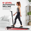 SUNNY HEALTH FITNESS PACER 2 IN 1 AUTO INCLINE UNDER DESK TREADMILL - BLACK - Like New