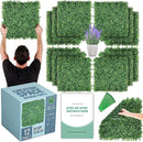 CREATIVE SPACE Grass Wall Panels Artificial Plants Wedding Backdrop 12-Pack Like New