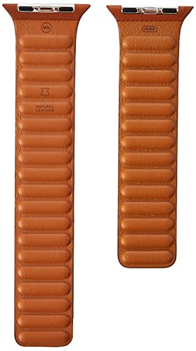 Apple Watch Leather Link 40mm Saddle Brown M/L - Like New