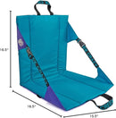 Crazy Creek Original Chair Perfect for Stadium Seats Camping - PURPLE/TEAL - Like New