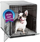 Pet Dreams 3 Piece Set includes Dog Crate Cover Pad Bumper B01IFP0UGK - Black - Like New