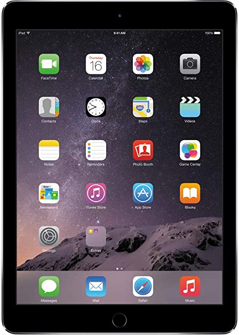 For Parts: APPLE IPAD AIR 9.7" (2ND GEN) 64GB WIFI - SPACE GRAY - CRACKED SCREEN/LCD