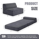 KASUNPUL FOLDING SOFA BED WITH PILLOW MEMORY FOAM FOLD OUT CHAIR BED GRAY - Brand New