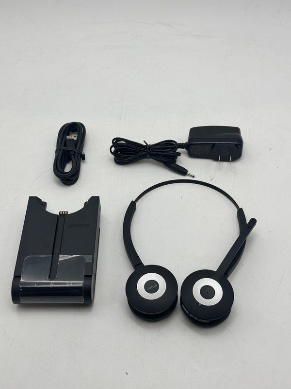Jabra Pro 930 Duo Wireless Headset for Softphones - Black Like New