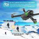 UNTEI Drones with Camera for Adults 4K GPS Auto Return Home EC20-V3 - Black - Like New