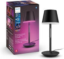 PHILLIPS HUE PHILIPS HUE GO SMART PORTABLE TABLE LAMP, 1 PACK 576454 - BLACK - Like New