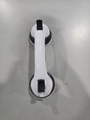 HELPING HANDLE BATHROOM SAFETY EASY TO GRIP HANDLE - WHITE/BLACK - Like New