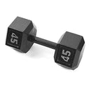 CAP Barbell Cast Iron Hex Dumbbell, Black, 25 lb - Brand New