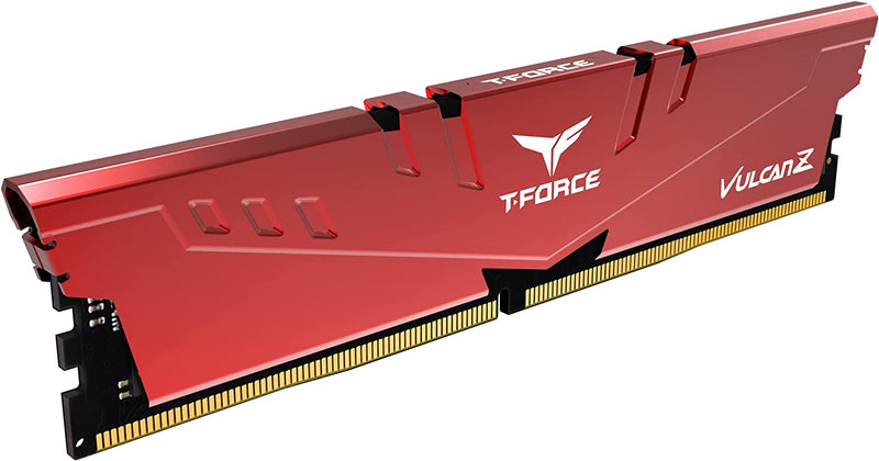 TeamGroup T-Force Vulcan 16GB DDR4-3200 DIMM Memory TLZRD48G3200HC16FBK - RED - Like New