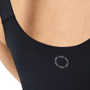 MHM004 HANES WOMEN'S MOVES CROP BRALETTE V-NECK CROPPED PULLOVER 2XL - BLACK - Like New