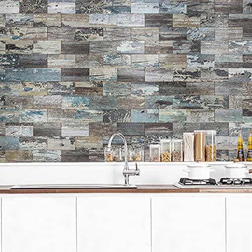 Art3d 5-Sheet (Pack Of 5) Wall Panel Wood, Green - Like New