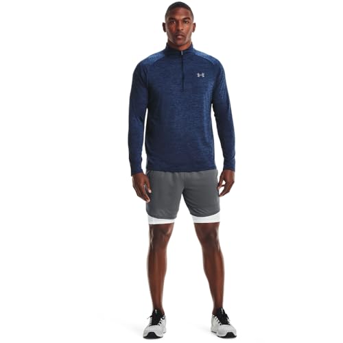 UNDER ARMOUR MEN'S TECH 2.0 ½ ZIP - SIZE: MEN 3XL - ACADEMY BLUE/STEEL - Brand New