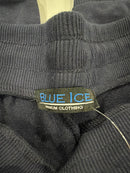 BLUE ICE FLEECE JOGGER SWEATPANTS ZIPPER POCKETS - SIZE: MEN S - NAVY - Brand New
