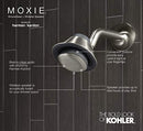 KOHLER MOXIE SHOWERHEAD WATERPROOF WIRELESS SPEAKER 2.5 GPM - MATTE BLACK - Like New