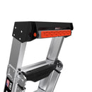 LITTLE GIANT KING KOMBO 8 FT H X 24 IN W ALUMINUM EXTENSION LADDER - SILVER - Like New