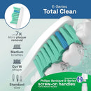 Brushmo e-Series Total Clean Replacement Toothbrush Heads, 6 Standard Heads - Like New