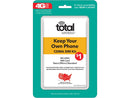 Total Wireless Keep Your Own Phone 3-in-1 Prepaid SIM Kit