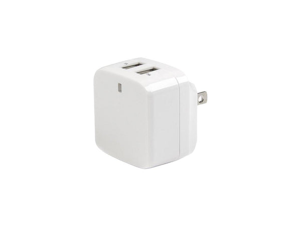 StarTech.com USB2PACWH White Dual-port USB Wall Charger - International Travel -