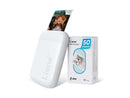Liene Pearl K100 2x3" Portable Photo Printer w/ 50 Zink Photo Papers, White