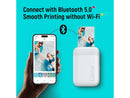 Liene Pearl K100 2x3" Portable Photo Printer w/ 50 Zink Photo Papers, White