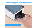 Liene Amber 4x6" Photo Printer Paper 80 Sheets & 2 Ink Cartridges Refill