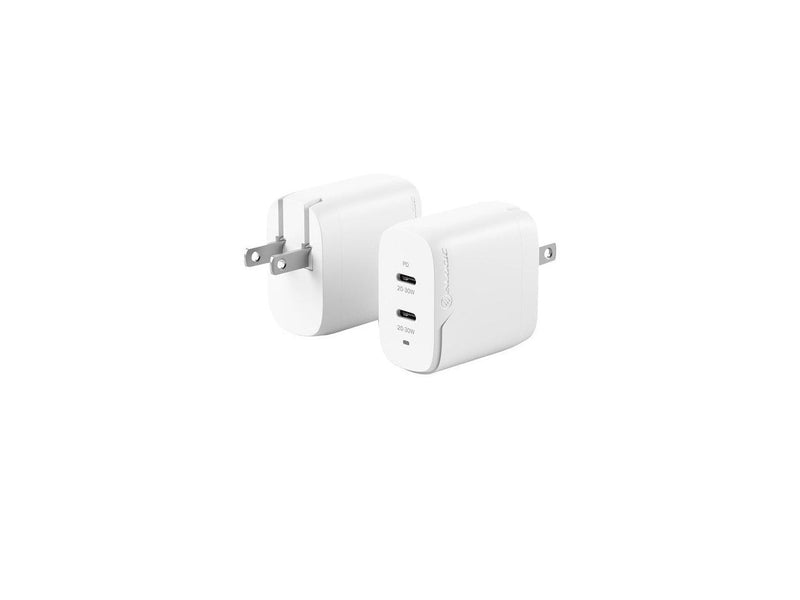 Alogic WCG2X32-US 2X32 Rapid Power 2 Port 32W USB-C GaN Wall Charger