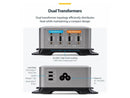 StarTech 4-Port Multi-Device USB-C Charger - 240W Total - 1-Port 140W EPR -