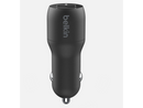 BELKIN CCD001BT1MBK Black BOOST CHARGE Dual USB-A Car Charger 24W + USB-A to