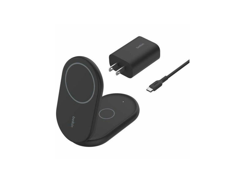 Belkin BoostCharge 2-in-1 Magnetic Foldable Wireless Charger with Qi2 15W