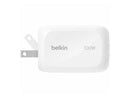 Belkin 100W GaN 3-Port USB Wall Charger - 1xUSB-A, 2xUSB-C - Foldable Prongs -