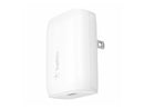 Belkin 30W Portable USB-C Wall Charger - 1xUSB-C (30W) - Fast Charge - Power