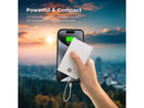 PureGear 10K mAh Portable Battery with USB-C Port, includes Digital Display,