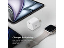 PureGear 30W Single Port USB-C Wall Charger with 4 foot USB-C to Lightning
