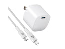 PureGear 30W Single Port USB-C Wall Charger with 4 foot USB-C to Lightning