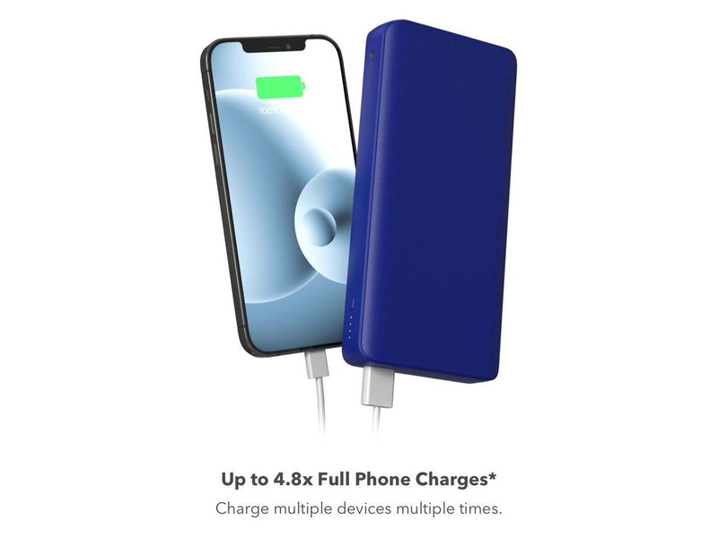 Mophie Power Boost 20K Power Bank - 20000 mAh - Cobalt Blue  401108803