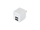 DigiPower - iEssentials - 2.4amp Dual USB Wall Charger - White