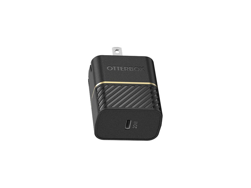 OtterBox 78-80214 Black Shimmer USB-C Fast Charge Wall Charger, 20W