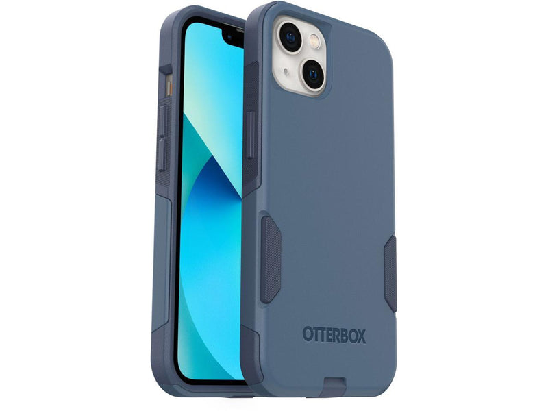 OtterBox Commuter Series Antimicrobial Rock Skip Way (Blue) iPhone 13 Case