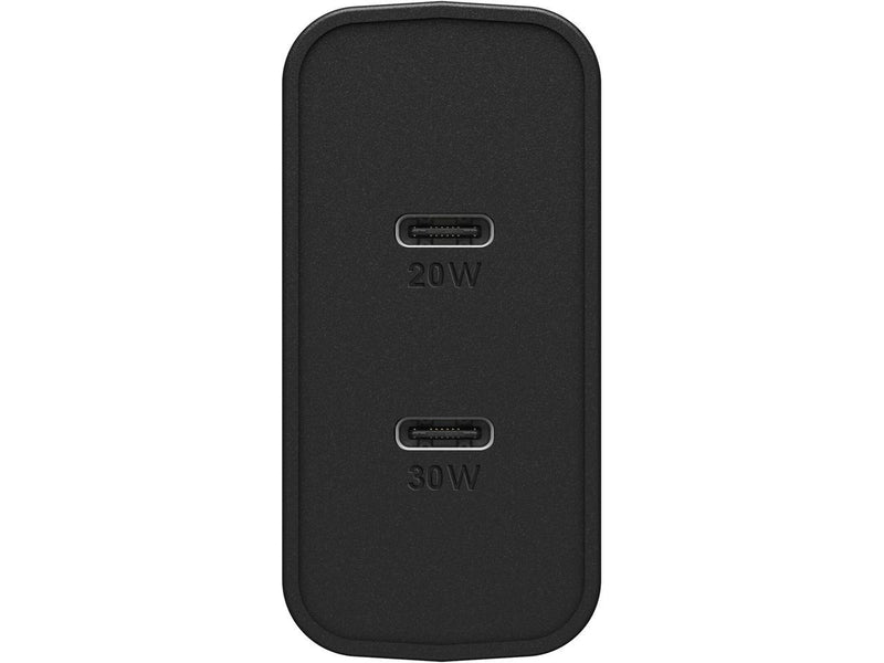 OtterBox Fast Charge USB-C Dual Port Wall Charger, 50W Combined  78-52693