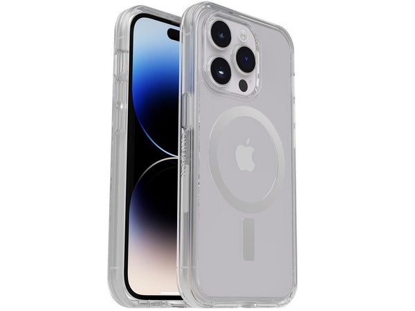 OtterBox Symmetry Series+ Clear Antimicrobial iPhone 14 Pro Max Case for MagSafe